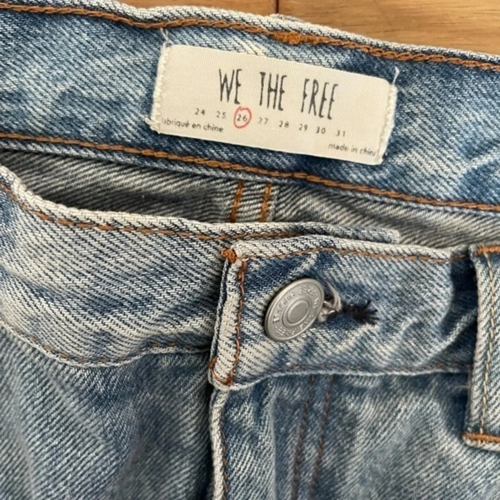 Free people jean skirt size 26‎